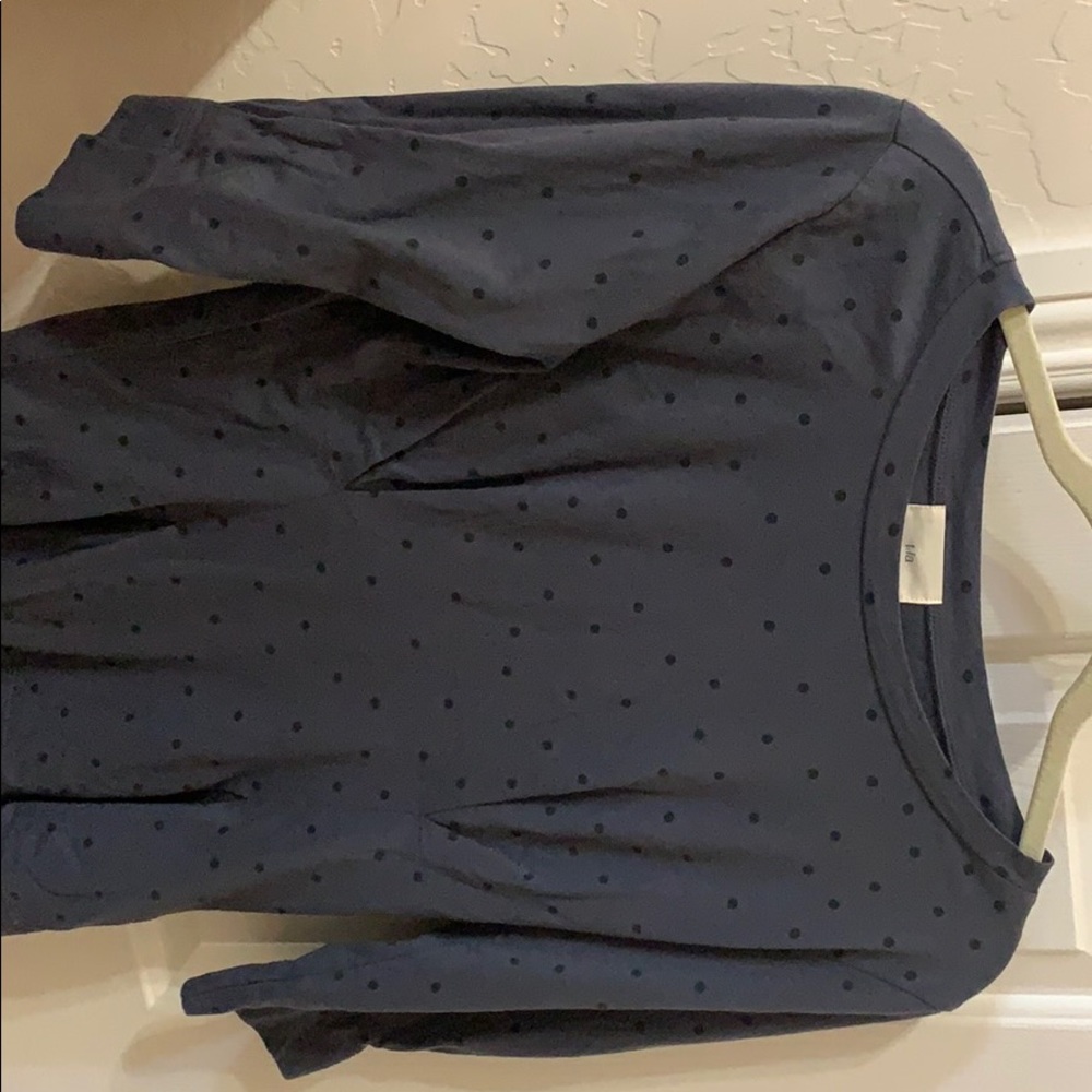 Anthropologie Tla cotton shirt 3/4 length sleeves